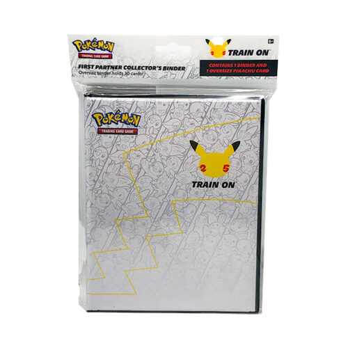 Pokémon 25th Anniversary First Partner Collector’s Binder with Pikachu