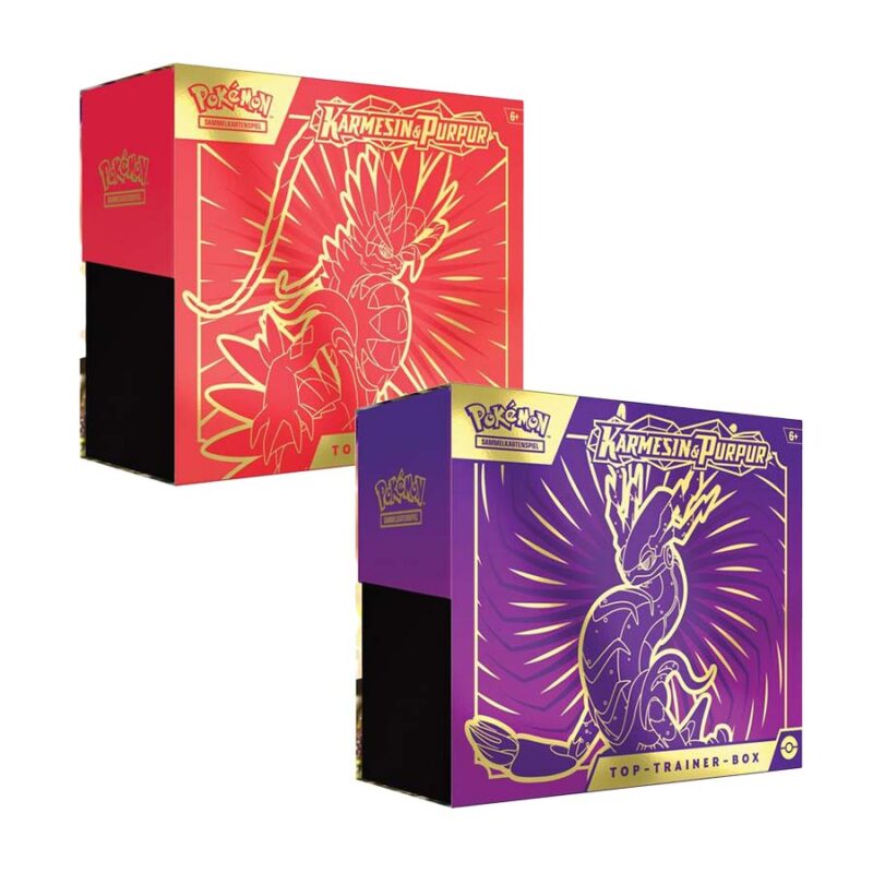 Pokémon Karmesin & Purpur Top Trainer Box Play & Collect